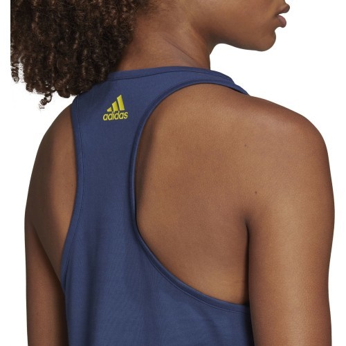 Adidas blūze W Script Tank, zila FM4426
