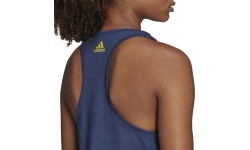 Блузка Adidas W Script Tank, синяя FM4426