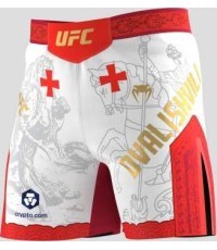 Мужские бойцовские шорты UFC Unrivaled by Venum Merab Dvalishvili, белые