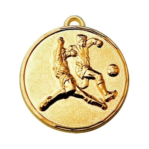 Medal Z197 Football - 50 mm - Gold