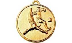 Medal Z197 Football - 50 mm - Gold