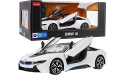 Tālvadības rotaļu automašīna BMW i8 balta 1:14 RASTAR