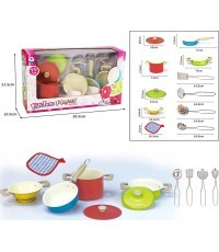 Set of Colorful Pots + Accessories