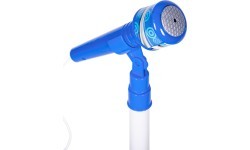 Bērnu elektriskās ģitāras komplekts ar mikrofonu un statīvu, MP3, zils