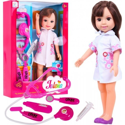 A Set Of Fashion Doll Nurse Blonde