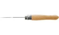 Opinel 9 inox beech knife in a blister pack