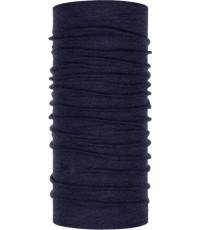 Merino vidēja svara balaklava, melanžā tumši zila - 779
