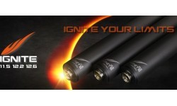 Верхняя часть бильярдного кия Ignite Carbon, пул, 12,6 мм, волнистое соединение