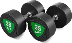 Zestaw hantli stałych poliuretanowych 27,5-37,5kg (skok co 2,5kg) 325 kg – UpForm