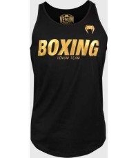 Bezpiedurkņu krekls Venum Boxing VT, melns/zelta
