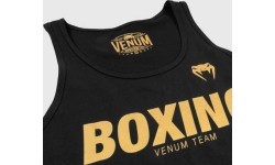 Майка Venum Boxing VT, черный/золотой