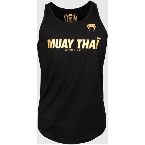 Майка Venum Muay Thai VT - черный/золотой