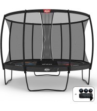 Batuts BERG Champion Regular 430 Grey Levels + drošības tīkls DLX XL