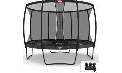 Батут BERG Champion Regular 430 Grey Levels + защитная сетка DLX XL