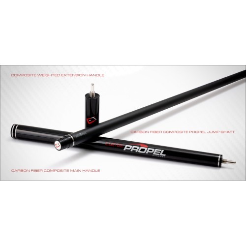 Billiard Cue, Pool, Cuetec Jump Cynergy Propel, black, quick release