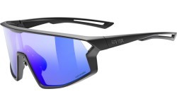 Uvex Skyryse V glasses black matt / mirror blue