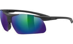 Uvex Sladen sunglasses, matt black / mirror green