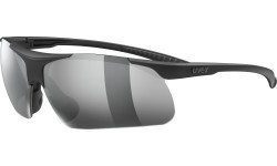 Uvex Slade Glasses black matt / mirror silver