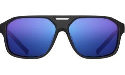 Очки Uvex Cosmic L, black matt / mirror blue