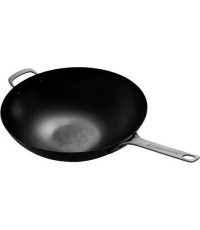Carbon steel wok pan Kamado Joe 40cm