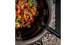 Carbon steel wok pan Kamado Joe 40cm