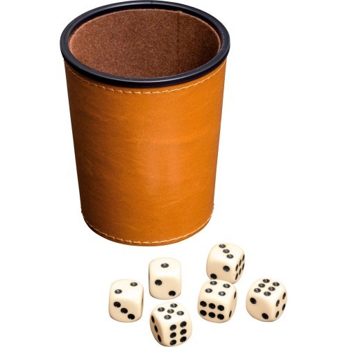 Philos Dice cup with 6 dice