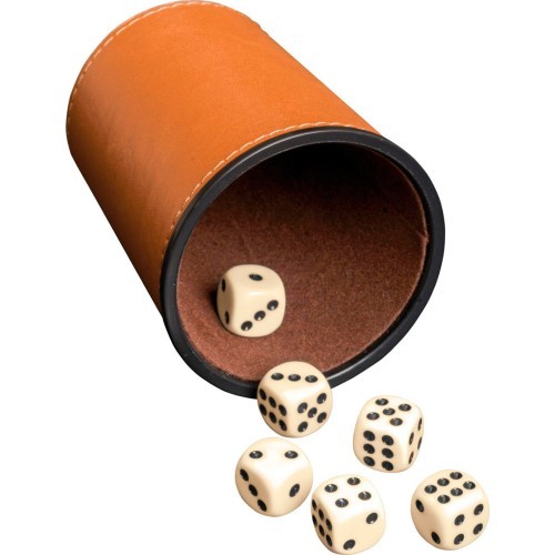 Philos Dice cup with 6 dice