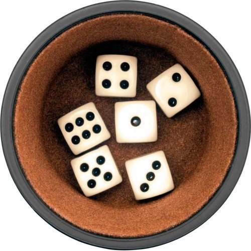 Philos Dice cup with 6 dice