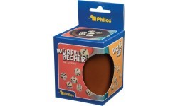 Стакан для игральных костей Philos с 6 костями