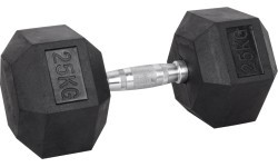 Hex Dumbbell inSPORTline Hexsteel 25 kg
