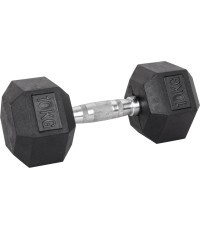 Hex Dumbbell inSPORTline Hexsteel 10 kg