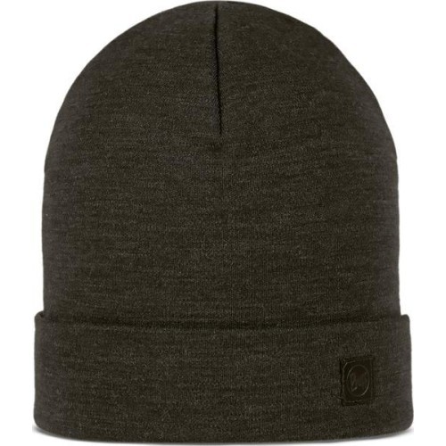 Merino Heavyweight Beanie Solid Bark - 843