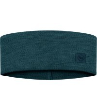 Merino Wide Headband Solid Ocean - 737