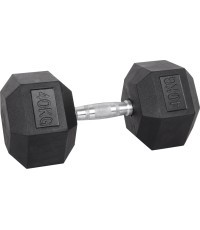 Шестигранная гантель inSPORTline Hexsteel 40 кг