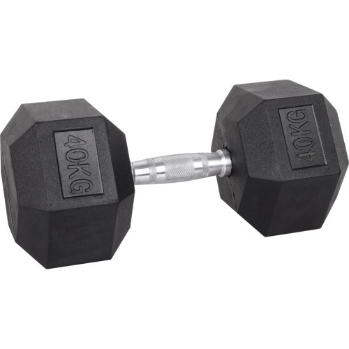 Hex Dumbbell inSPORTline Hexsteel 40 kg