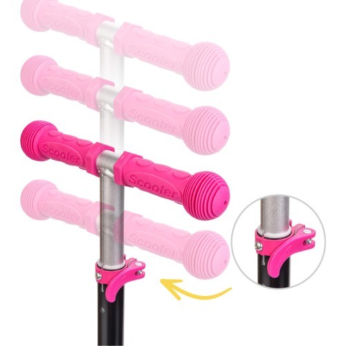 Tricycle scooter meteor funny - Pink