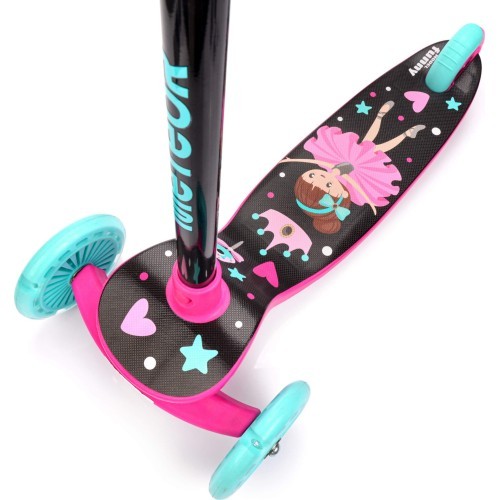 Tricycle scooter meteor funny - Pink