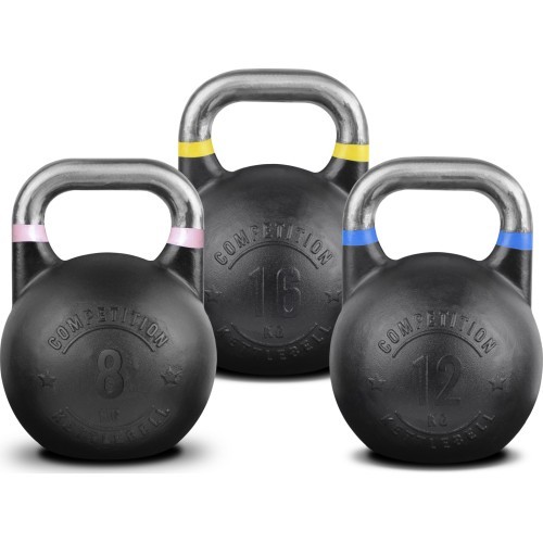 Tērauda svaru bumbu komplekts Pivot Fitness Competition Combi 36 kg
