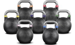 Tērauda svaru bumbu komplekts Pivot Fitness Competition Complete Combi