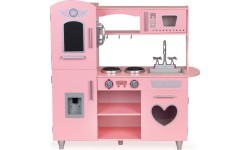 Large Wooden Kitchen For Kids Eco Toys, Sound Effects