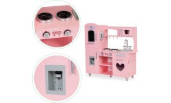 Large Wooden Kitchen For Kids Eco Toys, Sound Effects