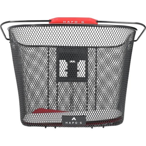 BONIN HAPO-G E-Bike Handlebar Bag // with Quick-Release Bracket, Metal (Black)