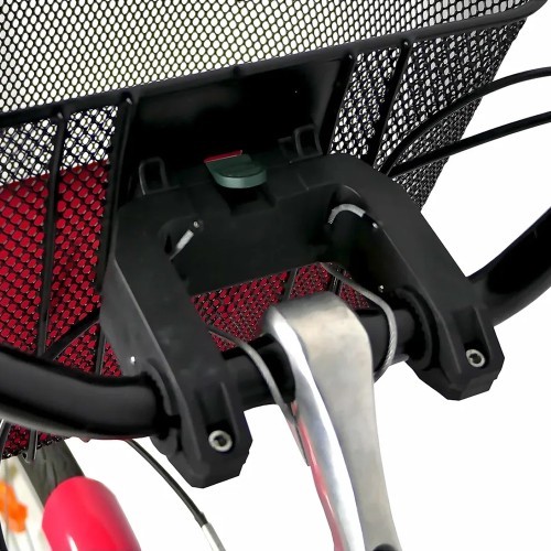 BONIN HAPO-G E-Bike Handlebar Bag // with Quick-Release Bracket, Metal (Black)