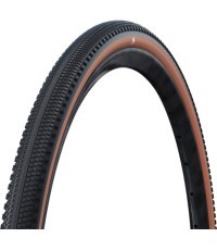 Schwalbe G-One Comp K-Guard 28" x 1.50" (40-622) tire // E-25, tube type, rigid, Green Compound, K-Guard, brown sidewall