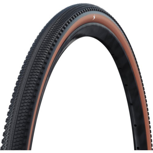 Schwalbe G-One Comp K-Guard 28" x 1.50" (40-622) tire // E-25, tube type, rigid, Green Compound, K-Guard, brown sidewall
