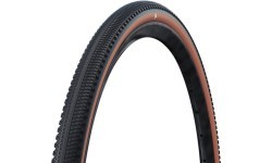 Schwalbe G-One Comp K-Guard 28" x 1.50" (40-622) tire // E-25, tube type, rigid, Green Compound, K-Guard, brown sidewall