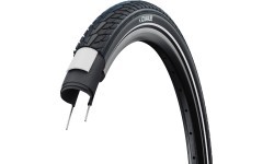 Покрышка Schwalbe Motion Road Cruiser Plus 28" x 1.40" (37-622), E-25, Reflex, камерная, нескладная, Green Compound