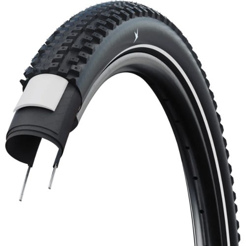Покрышка Schwalbe Advancer Hybrid 29" x 2.25" (57-622), камерная, нескладная, Reflex, Green Compound, PunctureGuard