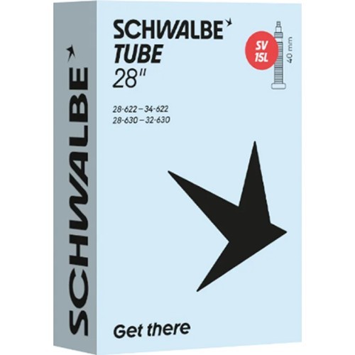 Schwalbe SV15L bicycle tube 700 x 28/34C (28/34 - 622/630), FV valve 40mm
