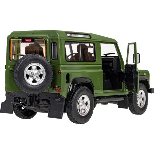 Tālvadības automašīna Land Rover Defender 1:14 RASTAR zaļa